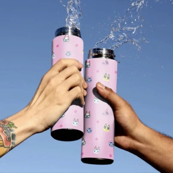 Animal Crossing 17oz Insulated, Stainless Steel Water Bottle NEW - Picture 13 of 16